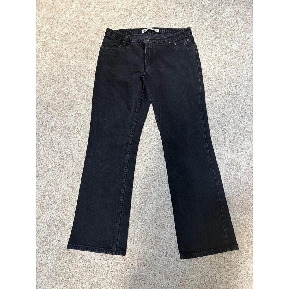 Black Harley Davidson women's boot cut jeans size 16